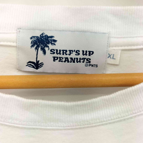 SURF'S UP PEANUTS ハワイ USキャラクター クルーネックTシャツ メンズ XL