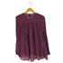 セオリーリュクス theory luxe LETTI SILK VISCOSE CREPP プリーツ ブラウス レディース 38