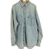 リーバイス Levis 90S ロゴ刻印ボタン 両面タグ L/S デニム シャツ メンズ import:XL