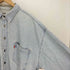リーバイス Levis 90S ロゴ刻印ボタン 両面タグ L/S デニム シャツ メンズ import:XL
