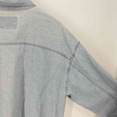 リーバイス Levis 90S ロゴ刻印ボタン 両面タグ L/S デニム シャツ メンズ import:XL
