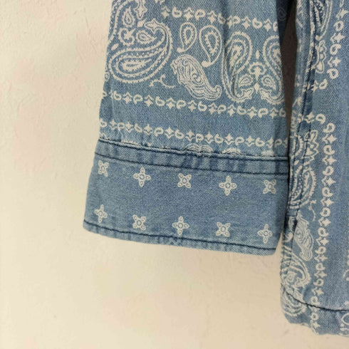 VINTAGEEL 総柄コットンオープンカラーシャツ メンズ 40