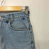 リーバイス Levis 00S 02年製 RELAXED STRAIGHT LEG ボタン裏468刻印 カットオフ リメイク ジップフライ デニム スカート レディース W36 L32