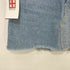 リーバイス Levis 00S 02年製 RELAXED STRAIGHT LEG ボタン裏468刻印 カットオフ リメイク ジップフライ デニム スカート レディース W36 L32