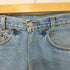 リーバイス Levis 00S 02年製 RELAXED STRAIGHT LEG ボタン裏468刻印 カットオフ リメイク ジップフライ デニム スカート レディース W36 L32