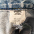 リーバイス Levis 00S 02年製 RELAXED STRAIGHT LEG ボタン裏468刻印 カットオフ リメイク ジップフライ デニム スカート レディース W36 L32