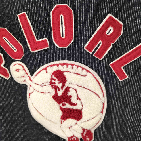 ポロスポーツラルフローレン POLO SPORT RALPH LAUREN 90S ロゴワッペン クルーネックコットンニット メンズ import:XL