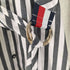 トミーヒルフィガー TOMMY HILFIGER ベルテッド ストライプシャツ ワンピース レディース US:36