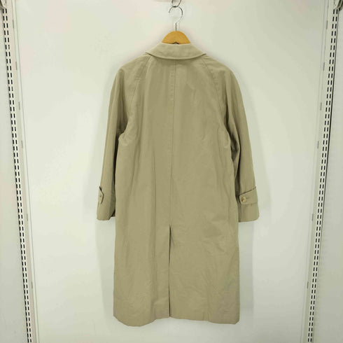 アクアスキュータム AQUASCUTUM 裏地チェック 比翼ステンカラーコート メンズ