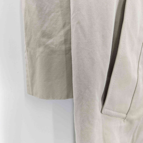アクアスキュータム AQUASCUTUM 裏地チェック 比翼ステンカラーコート メンズ