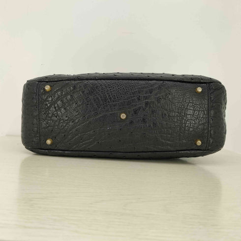 MIMMA TETI Genuine Ostrich オーストリッチ レザー トートバッグ レディース