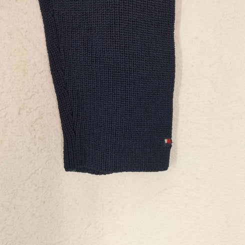 トミーヒルフィガー TOMMY HILFIGER レーヨンクルーネック リブラメニット レディース JPN:S