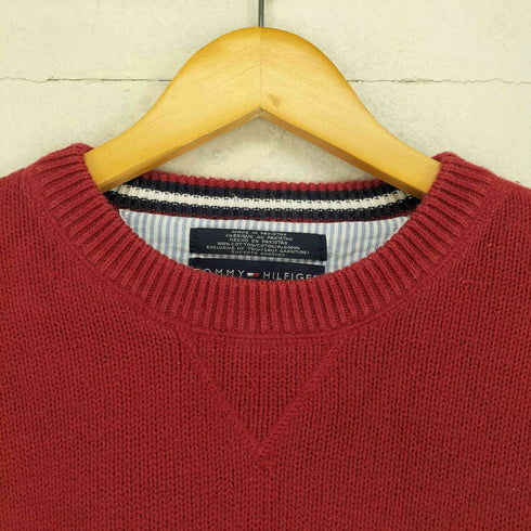トミーヒルフィガー TOMMY HILFIGER コットンL/Sニット メンズ JPN:XL