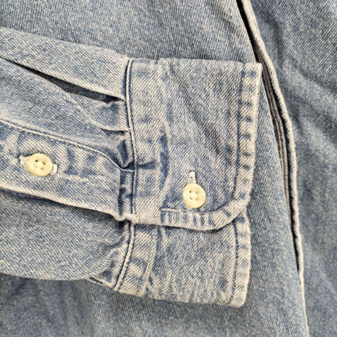 ラルフローレン RALPH LAUREN ボタンダウン デニムシャンブレーシャツ メンズ JPN:L