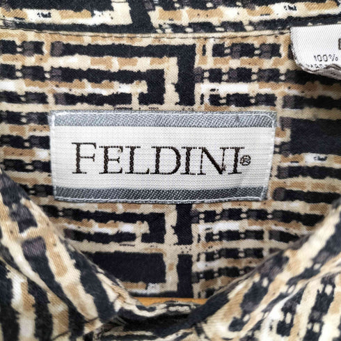 FELDINI 総柄レーヨンS/S シャツ メンズ JPN:L