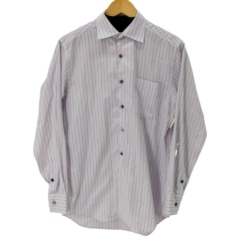 ポールスミスロンドン Paul Smith LONDON ワンポケットストライプL/Sシャツ メンズ import:M