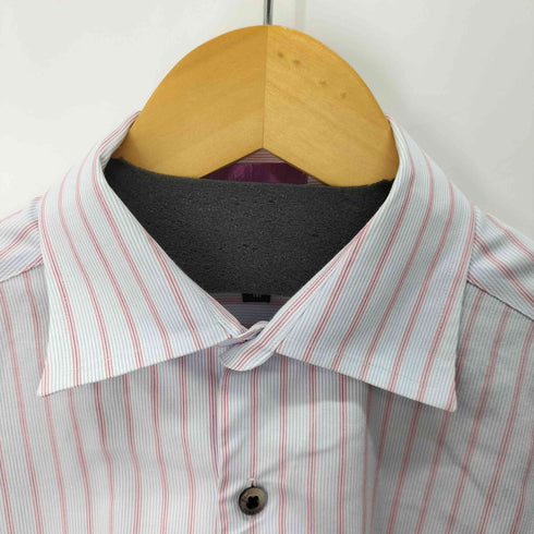 ポールスミスロンドン Paul Smith LONDON ワンポケットストライプL/Sシャツ メンズ import:M