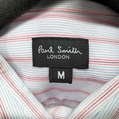 ポールスミスロンドン Paul Smith LONDON ワンポケットストライプL/Sシャツ メンズ import:M