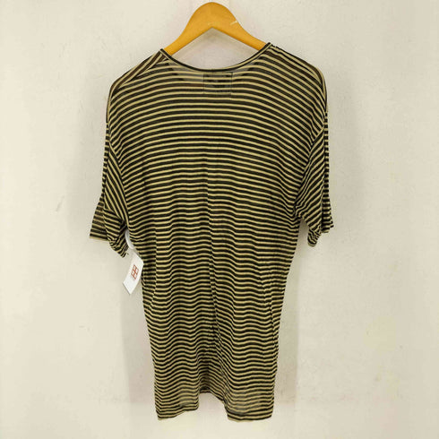 グーチ GOOUCH ボーダーグラフィックTシャツ レーヨン混 メンズ import:M