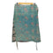 ブロックプリント 刺し子 花柄巻きスカート レディース