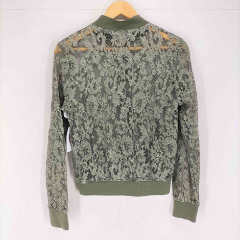 ザラ ZARA レース総柄 ジップアップ ブルゾン レディース JPN:M