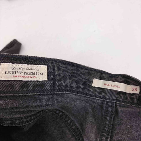 リーバイス Levis HIGH LOOSE TRAINWRECK ハイ ルーズ トレッキング ブラック デニム パンツ メンズ 28