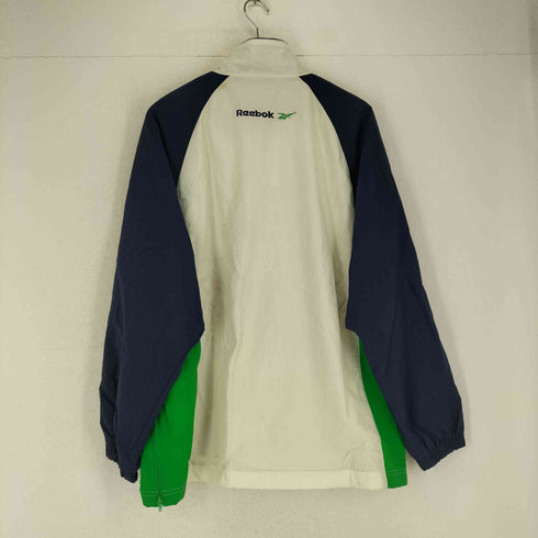 リーボック Reebok ロゴ刺繍ナイロンジャケット メンズ JPN:L