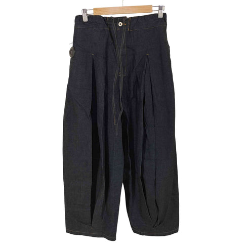 sage NATION BOX PLEAT TROUSER DENIM RAW メンズ