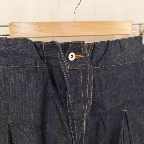 sage NATION BOX PLEAT TROUSER DENIM RAW メンズ