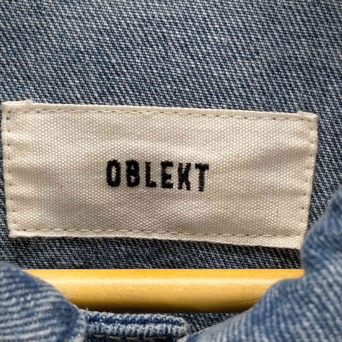 オブレクト oblekt リサイクルコットン オーセンティックデニムジャケット メンズ import:M