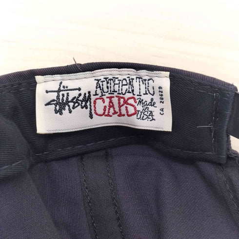 ステューシー Stussy 00S OLD STUSSY STUSSY CAPS USA製 ストックロゴ刺しゅう キャップ メンズ
