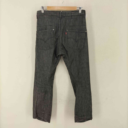 リーバイス Levis Engineered Jeans regular 立体裁断ブラックデニム 先染め メンズ 32inch