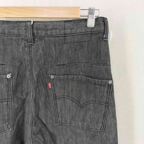 リーバイス Levis Engineered Jeans regular 立体裁断ブラックデニム 先染め メンズ 32inch