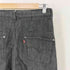 リーバイス Levis Engineered Jeans regular 立体裁断ブラックデニム 先染め メンズ 32inch