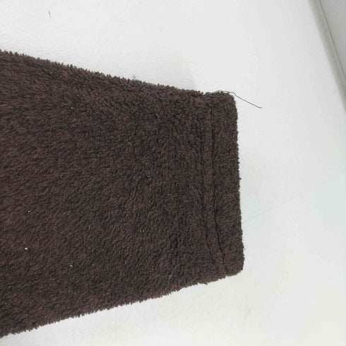 ロゴ刺繍ハーフジップボアジャケット メンズ JPN:XL
