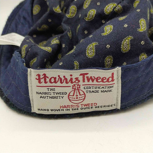 ハリスツイード Harris Tweed 裏地ペイズリー ウール ハンチング メンズ 57cm