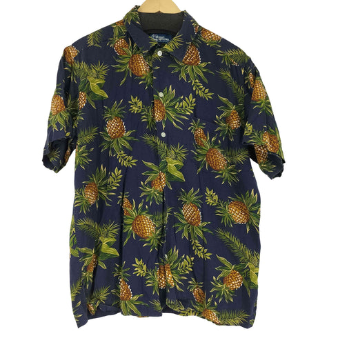 レインスプーナー Reyn Spooner レーヨン混総柄 S/S アロハシャツ メンズ JPN:L