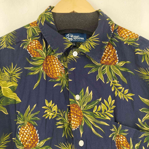 レインスプーナー Reyn Spooner レーヨン混総柄 S/S アロハシャツ メンズ JPN:L