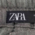 ザラ ZARA ポリレーヨン ヘリンボーン ワイドスラックス レディース S