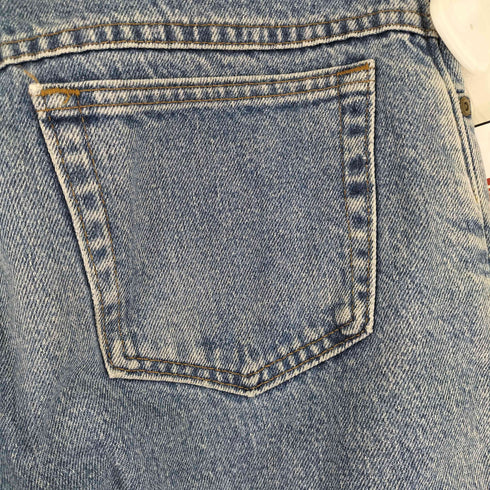 エルエルビーン L.L.Bean 80S USA製 裏地ブランケットテーパードデニムパンツ メンズ 31/32