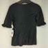バーバリーブルーレーベル BURBERRY BLUE LABEL フリル ルーズネックTシャツ レディース 38
