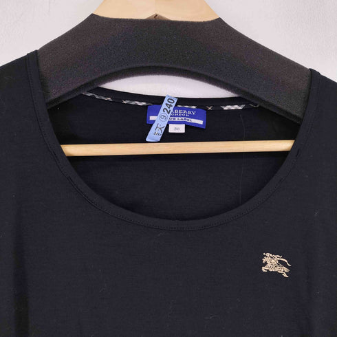 バーバリーブルーレーベル BURBERRY BLUE LABEL フリル ルーズネックTシャツ レディース 38