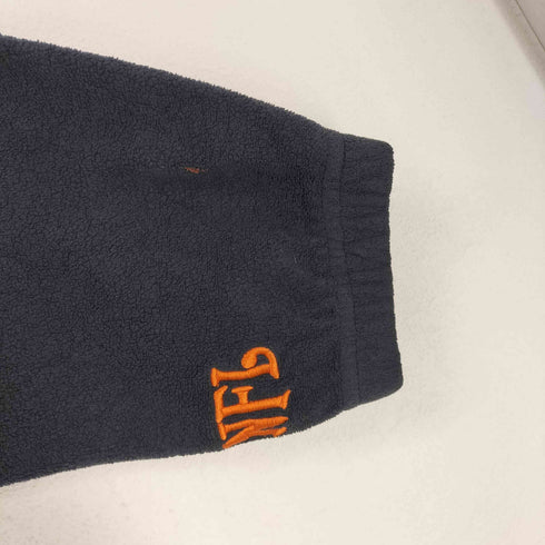 エヌエフエル NFL ロゴ刺繍フリースハーフジッププルオーバー メンズ