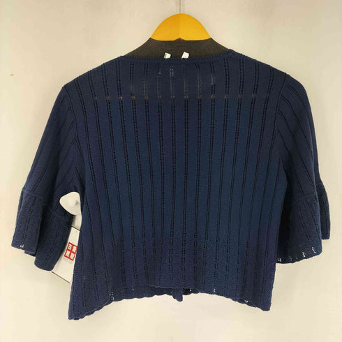 ブルーレーベルクレストブリッジ BLUE LABEL CRESTBRIDGE カットレースカーディガン レディース 38