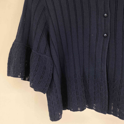 ブルーレーベルクレストブリッジ BLUE LABEL CRESTBRIDGE カットレースカーディガン レディース 38