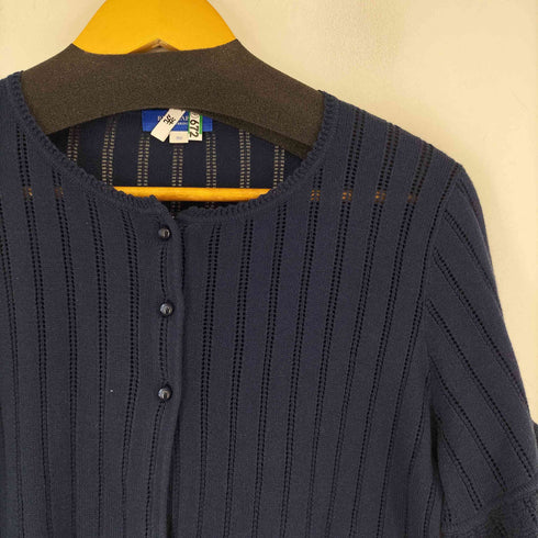 ブルーレーベルクレストブリッジ BLUE LABEL CRESTBRIDGE カットレースカーディガン レディース 38