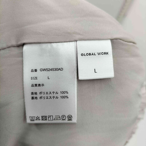 グローバルワーク GLOBAL WORK さらさらリラックスフレアワイドパンツ レディース JPN:L