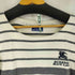 バーバリーブルーレーベル BURBERRY BLUE LABEL ボートネック ボーダーカットソー レディース 38