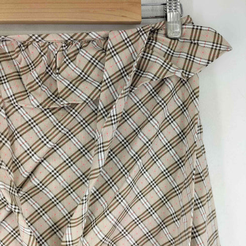 バーバリーブルーレーベル BURBERRY BLUE LABEL マイクロチェックスカート レディース 38