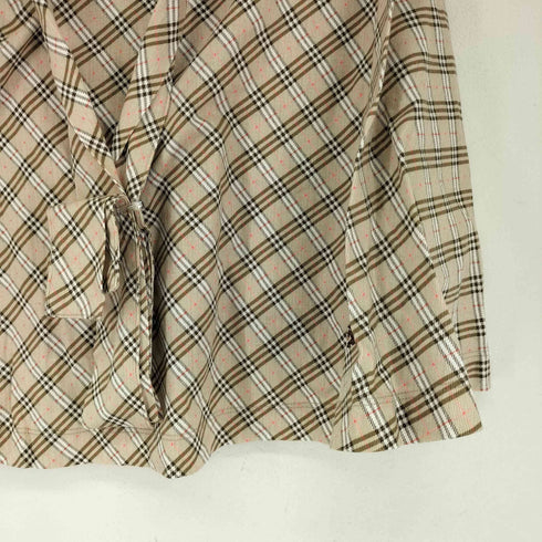 バーバリーブルーレーベル BURBERRY BLUE LABEL マイクロチェックスカート レディース 38